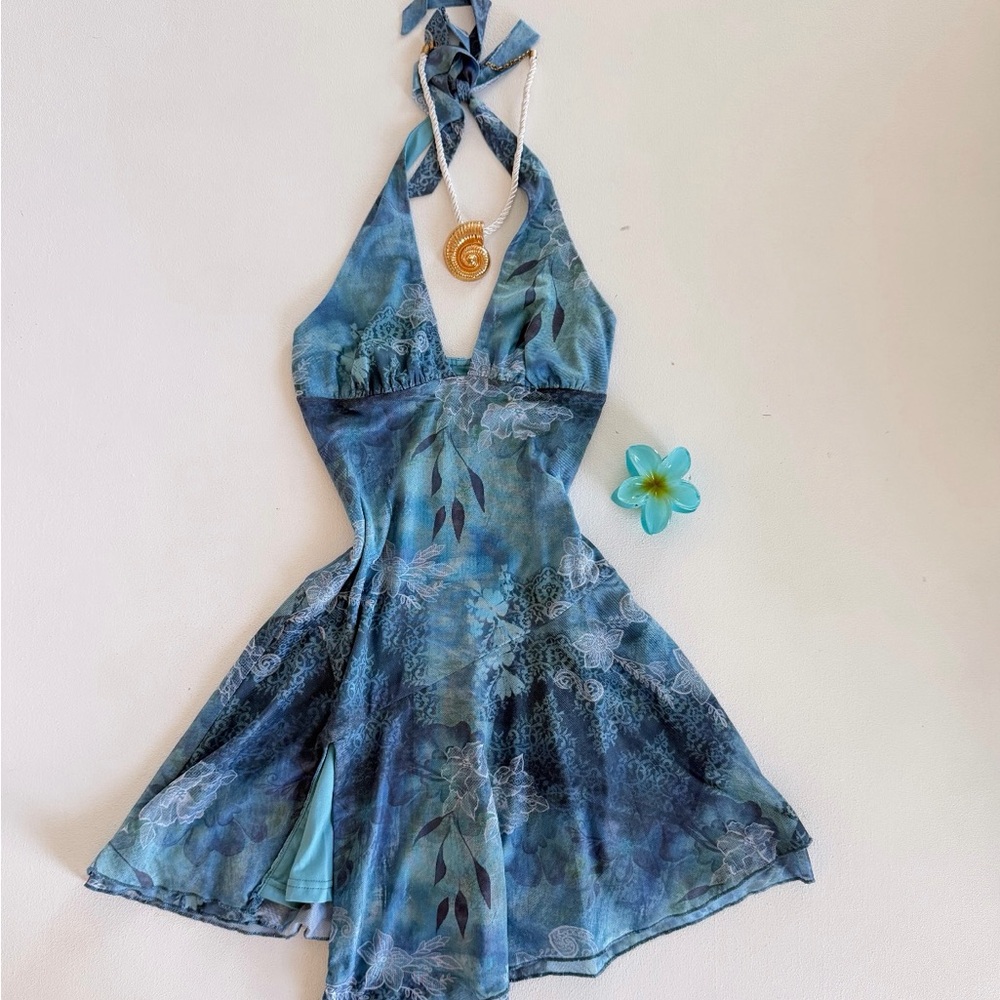 Princess Polly Halter asymmetrical Mini dress